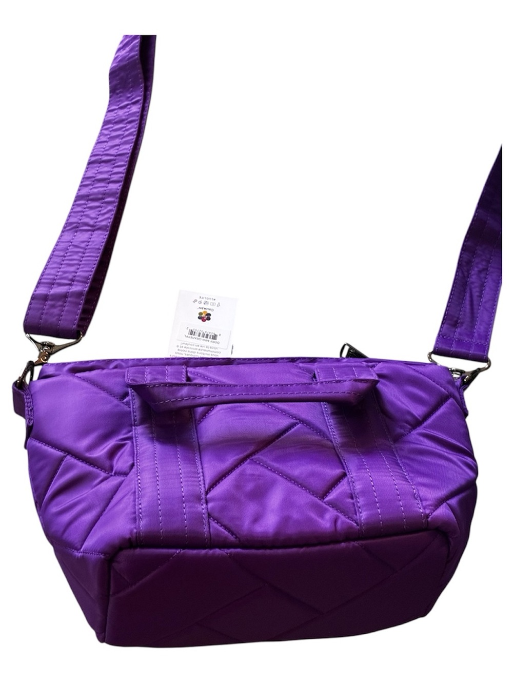 Lug Dory Mini Purple Quilted Crossbody Bag